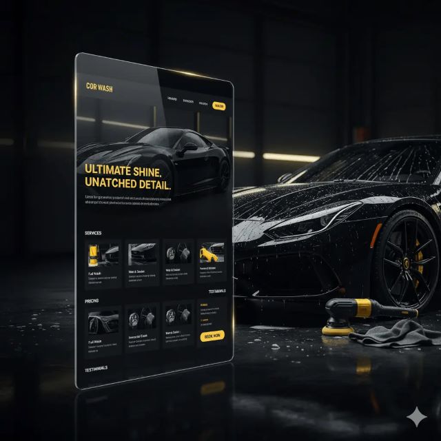 Car Detailing Website Project
